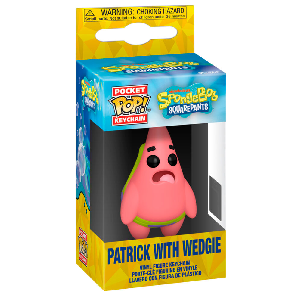 Llavero Pocket POP! de Patrick con Wedgie de Bob Esponja