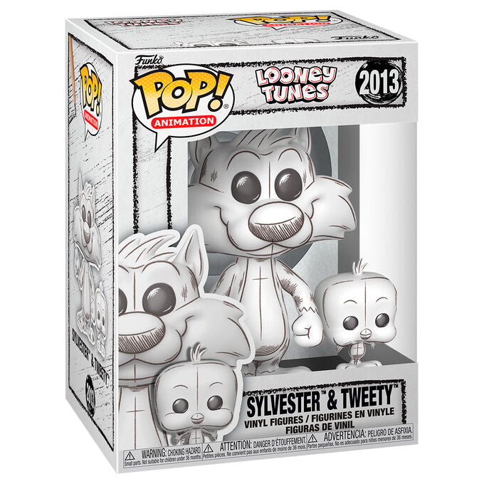 Figura Funko POP! de Sylvester junto a Tweety - 2