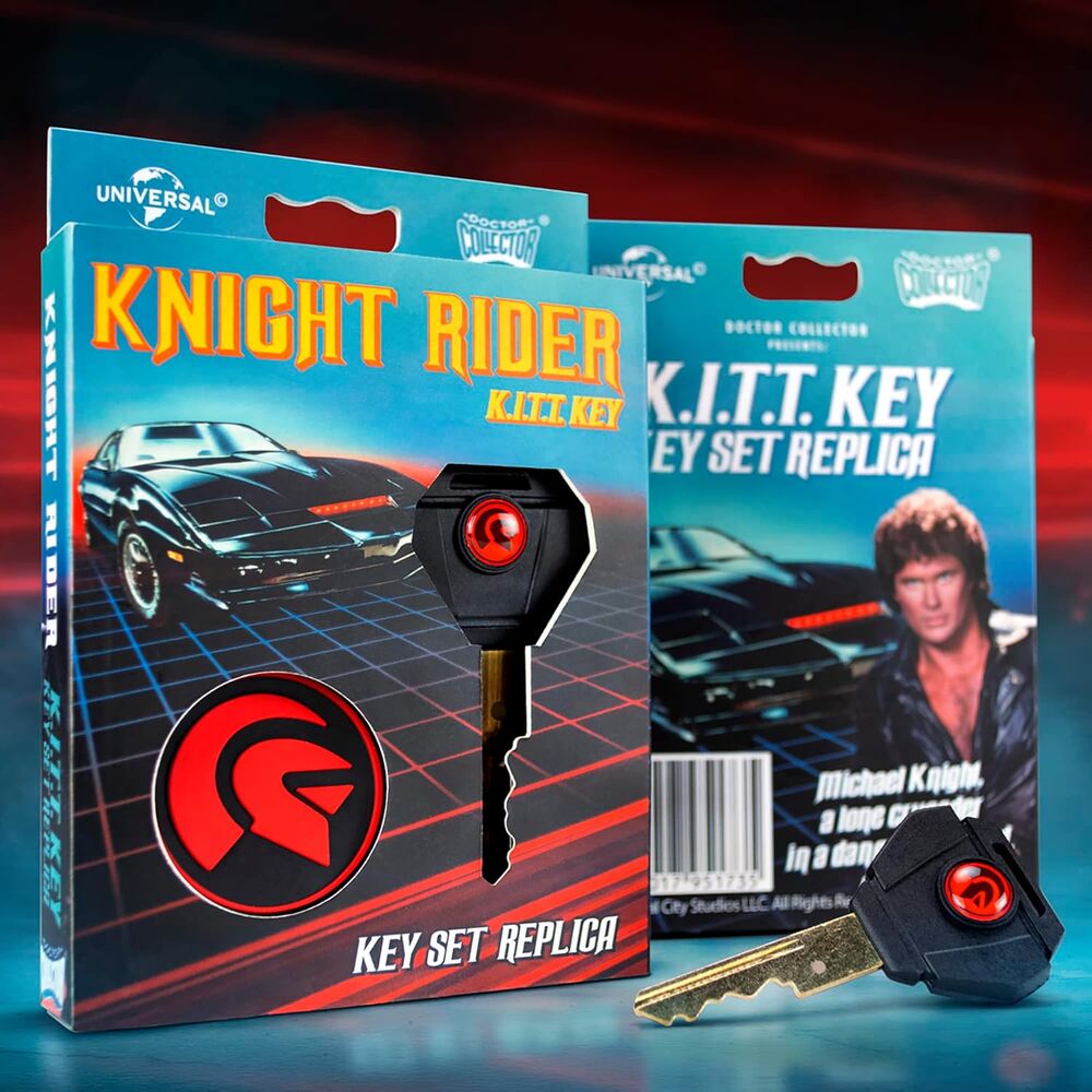 Réplica 1:1 de la llave de KITT de Knight Rider con llavero - 4