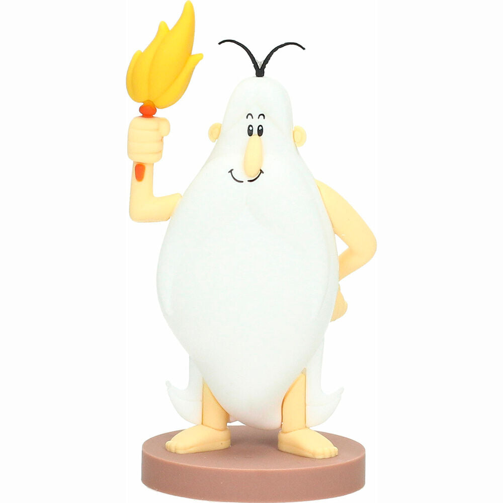 Figura del Maestro de Érase una vez... con antorcha sobre una base