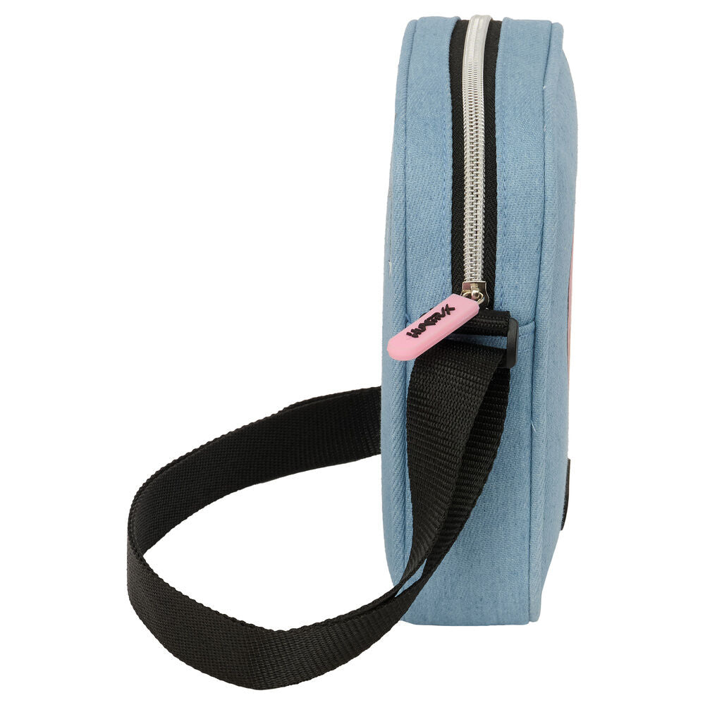 Bandolera azul Huntrix K-Pop Demon Hunters con correa ajustable - 3