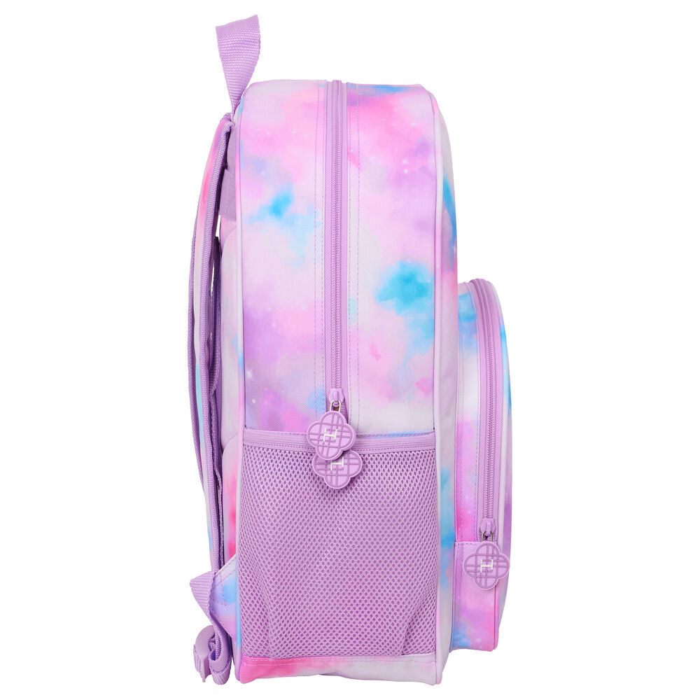 Mochila SAFTA KPop Demon Hunters en tonos rosa y lila - 3
