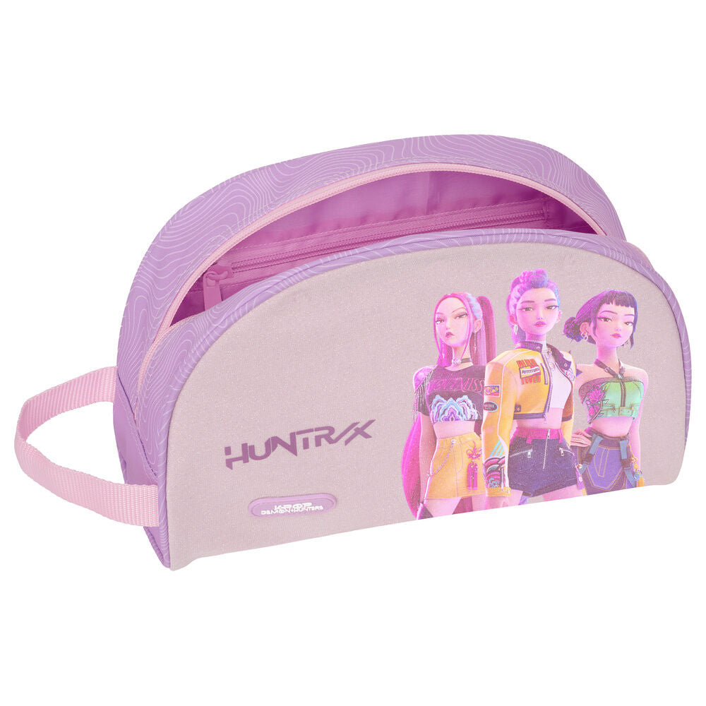Neceser lila y rosa SAFTA Kpop Demon Hunters con las guerreras HUNTR/X - 4