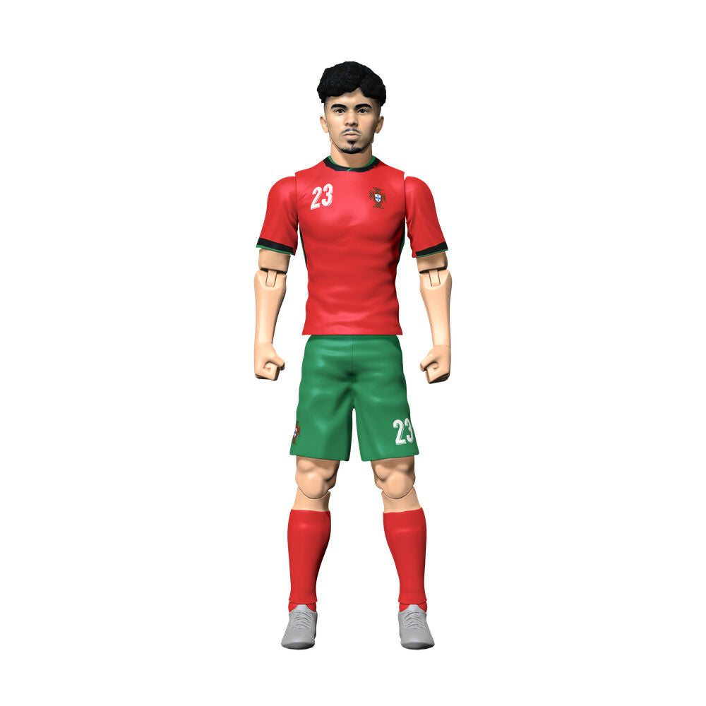 Figura articulada de Vitinha con la equipación de Portugal y dorsal 23