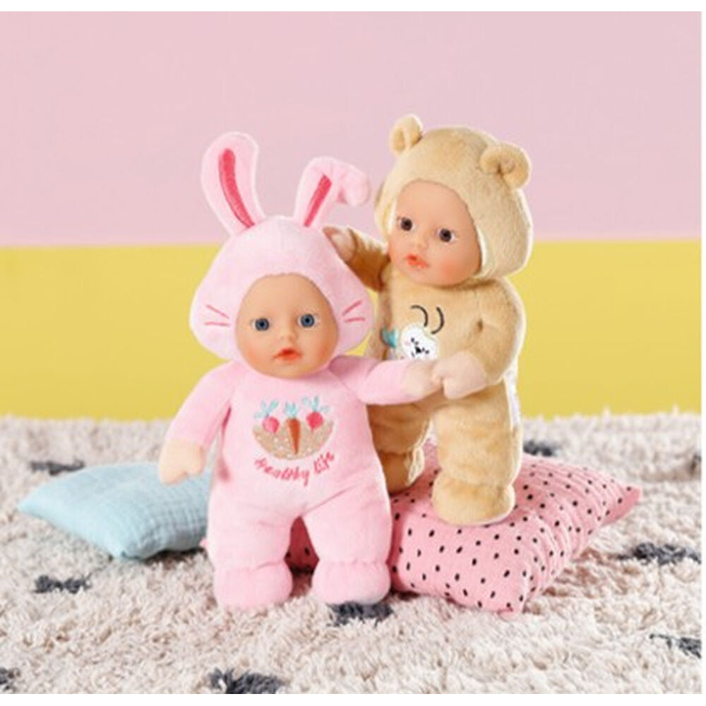 Muñecos Cutie Baby Born de 18 cm con diseño de osito y conejito - 3