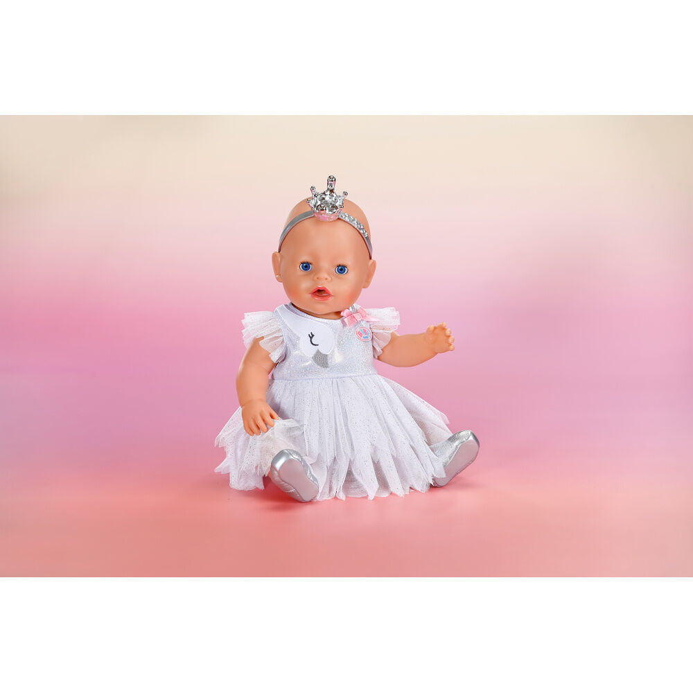 Conjunto de bailarina Baby Born con vestido, tiara y zapatillas - 4