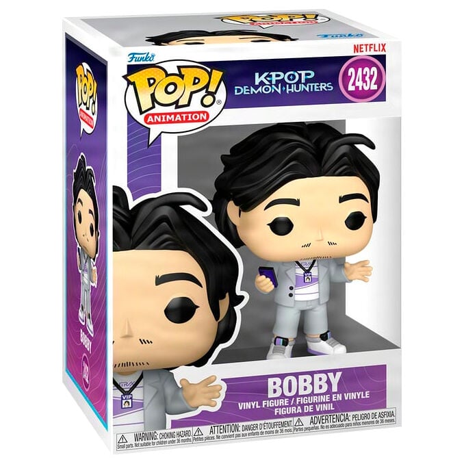Figura Funko POP! de Bobby con traje gris y teléfono - 2