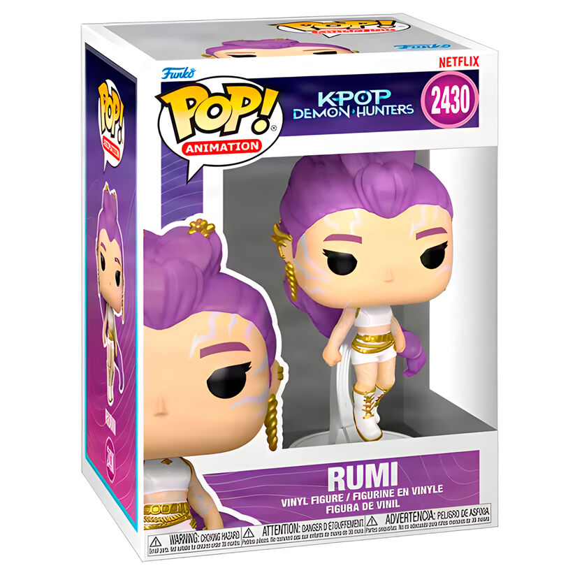 Figura Funko POP! de Rumi con cabello morado - 2
