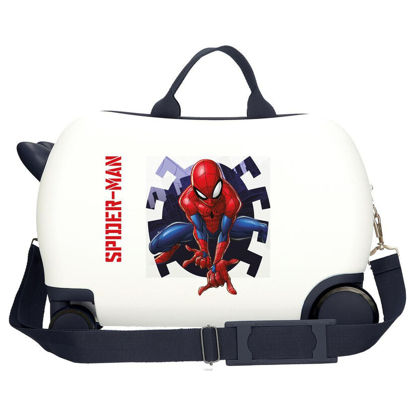 Maleta trolley ABS Spider-Man Marvel Attack blanca de 45 cm - 3