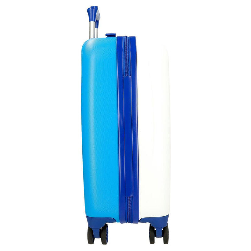 Maleta trolley blanca Team Spidey Marvel con ruedas azules - 3