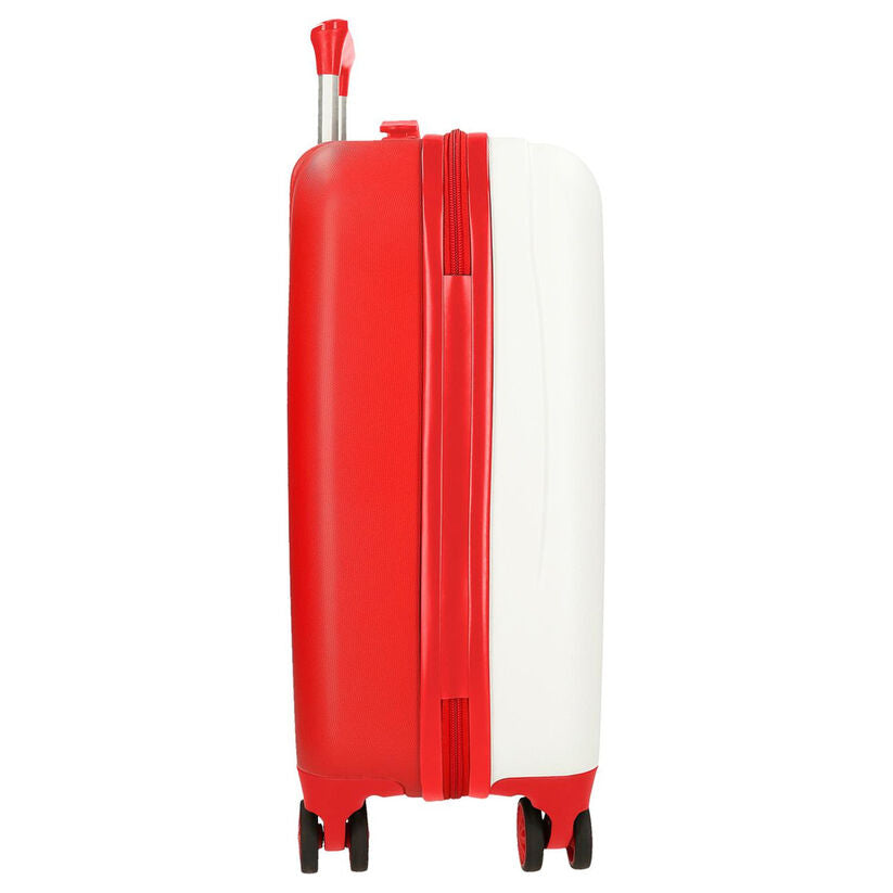 Maleta trolley ABS de Mickey Disney en blanco y rojo - 4