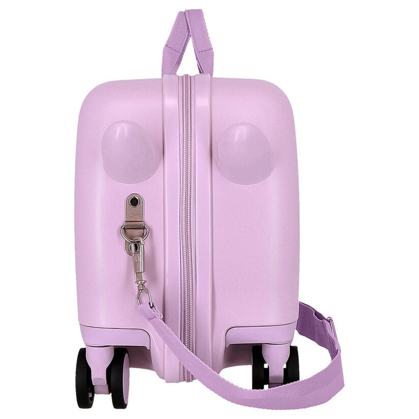 Maleta trolley ABS Frozen Disney rosa lila con ilustración de Elsa - 4