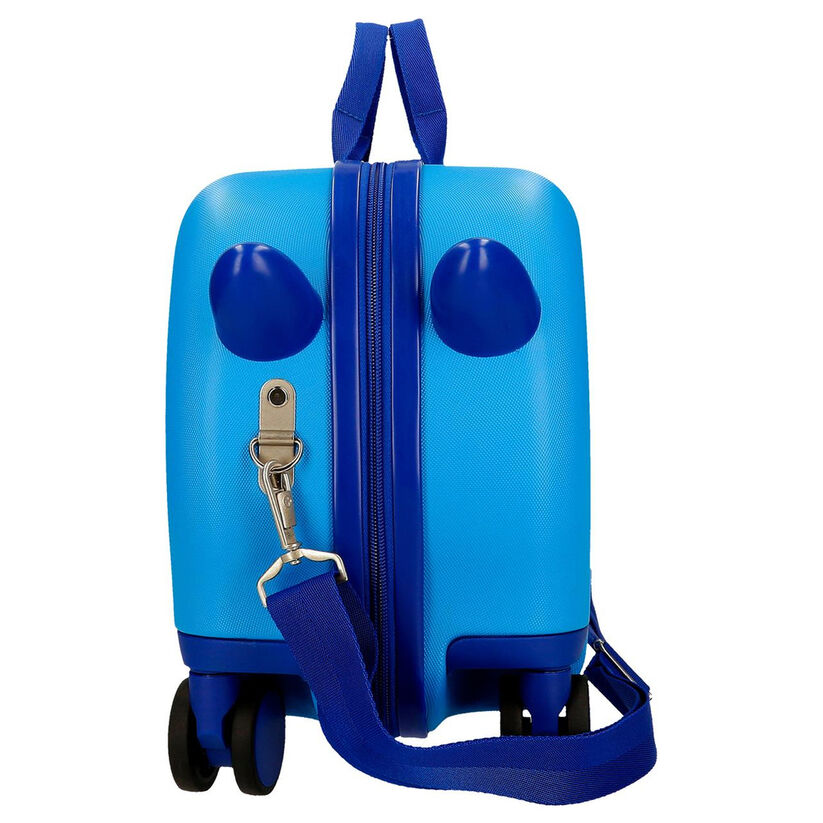 Maleta trolley azul de ABS con diseño de Iron Man y personajes Marvel - 4