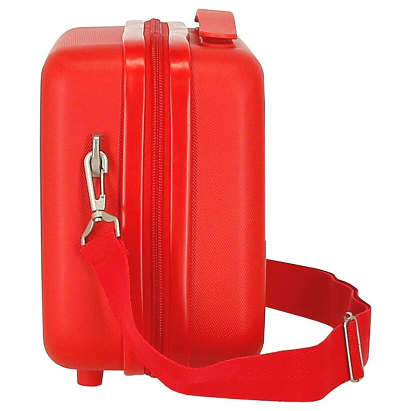 Neceser rojo de ABS Mickey Disney Fun Times adaptable a trolley - 4