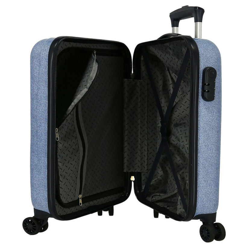 Maleta trolley ABS Minnie Disney azul con diseño One In A Million - 5