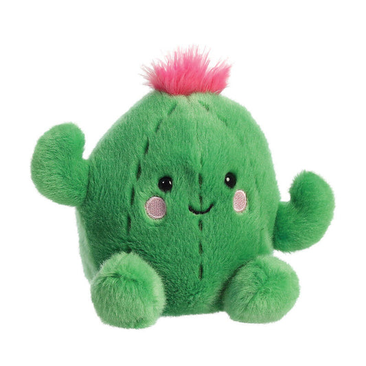 Peluche Cactus Palm Pals verde con penacho rosa - 2