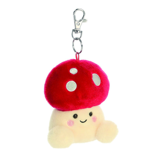 Llavero de peluche Seta Palm Pals rojo con lunares blancos - 2