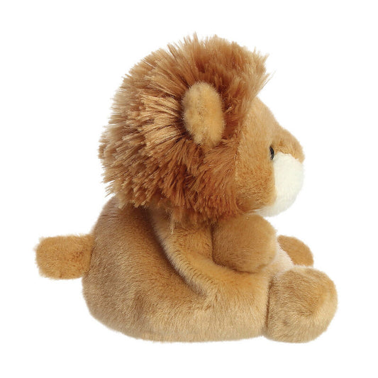 Peluche León AURORA Palm Pals sentado con melena marrón dorada - 3