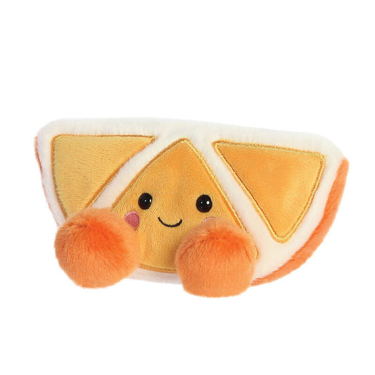 Peluche Mandarina Palm Pals AURORA con forma de gajo naranja - 4