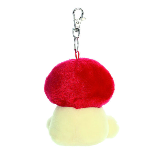 Llavero de peluche Seta Palm Pals rojo con lunares blancos - 4