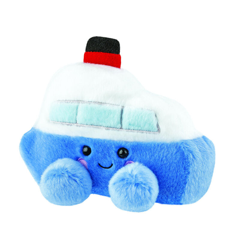 Peluche Palm Pals de AURORA con forma de barco azul y blanco - 5
