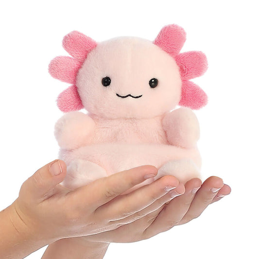 Peluche Ajolote Palm Pals AURORA rosa de 13 cm - 5