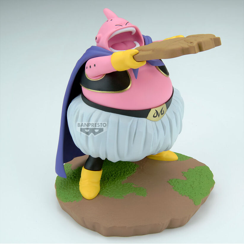 Figura de Majin Buu de Dragon Ball Z con capa y base escénica - 5