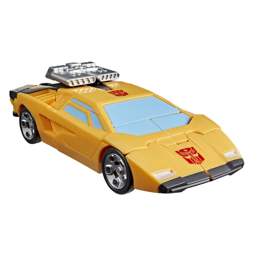 Figura articulada Sunstreaker de Transformers en amarillo y negro - 5