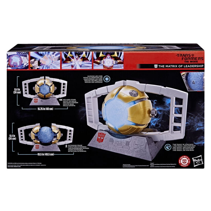 Réplica de La Matriz de Liderazgo de Transformers con marco abierto y núcleo azul - 5
