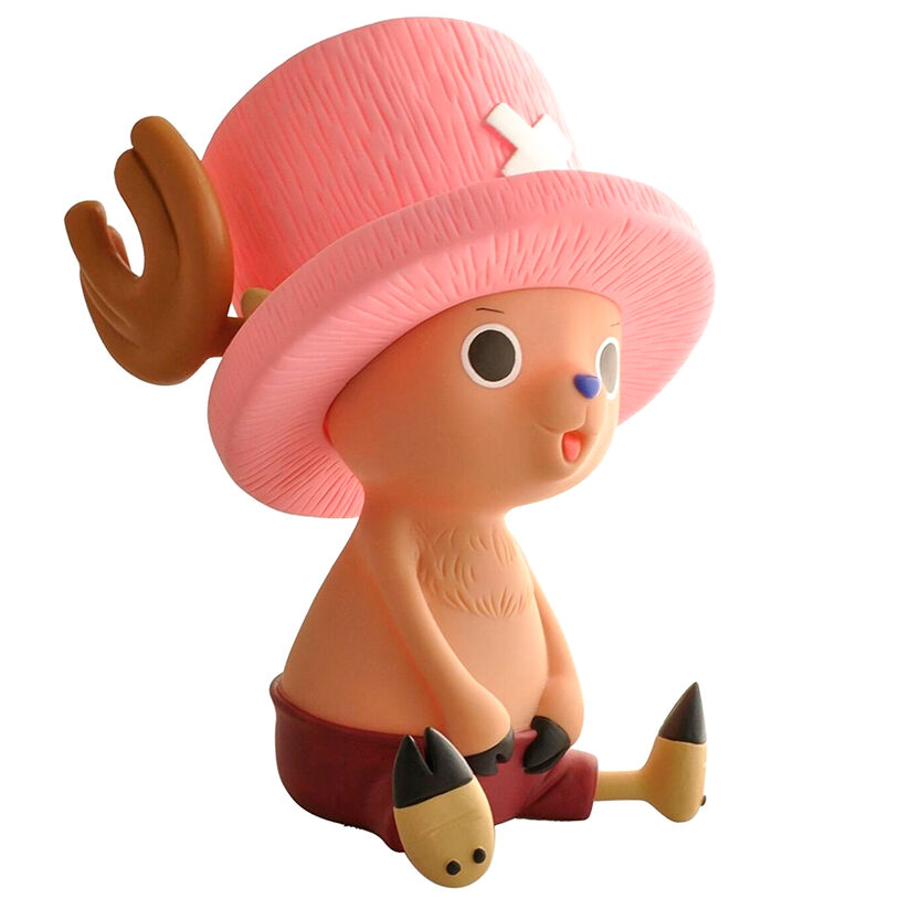 Hucha de Chopper de One Piece con gorra rosa