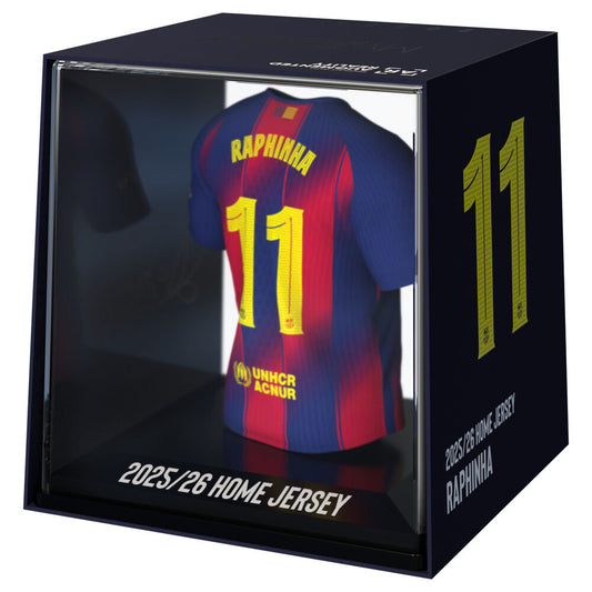 Figura mini de la camiseta de Raphinha del FC Barcelona en estuche - 2