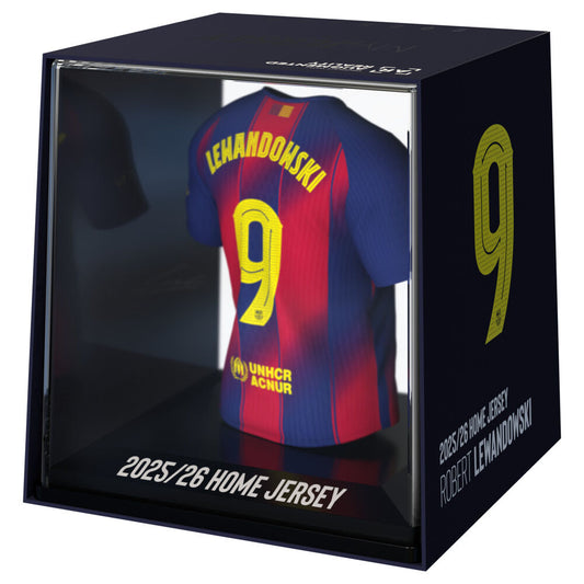 Figura mini de la camiseta de Lewandowski del FC Barcelona en estuche - 2