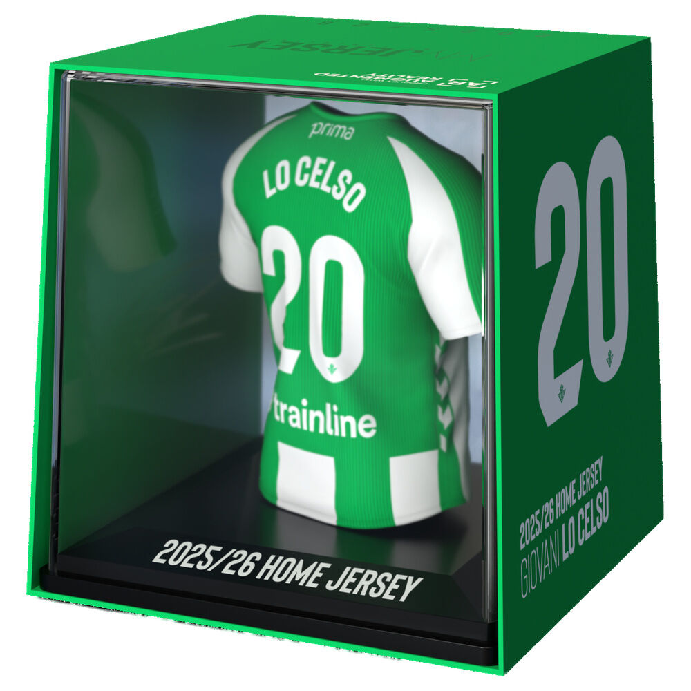 Figura mini camiseta de Giovanni Lo Celso del Real Betis en estuche - 4