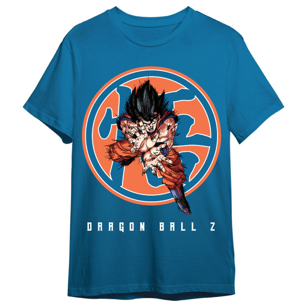 Camiseta azul de Goku con estampado frontal de Dragon Ball Z - 3