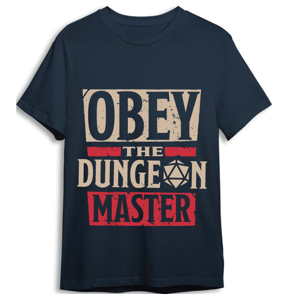 Camiseta azul marino de Dungeons & Dragons con diseño Dungeon Master