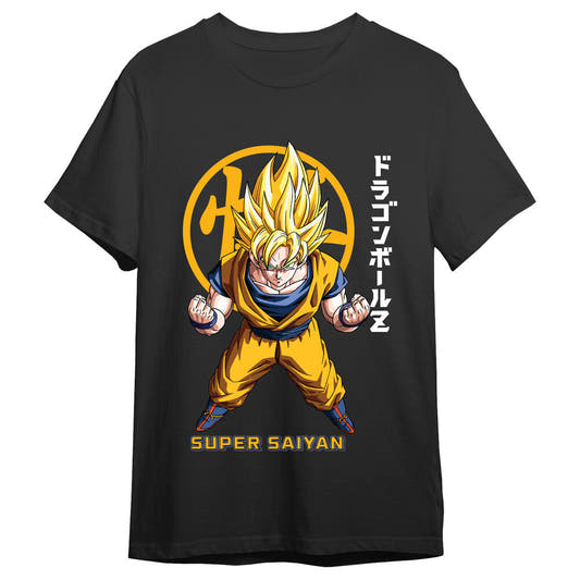 Camiseta negra de Goku Super Saiyan de Dragon Ball Z - 6