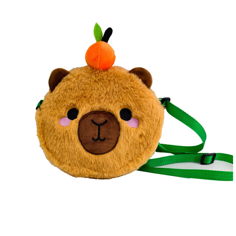 Bolso de capibara Adoramals con correa verde