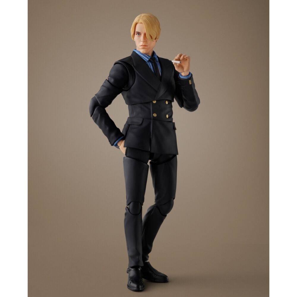 Figura articulada de Sanji de One Piece con traje negro - 4