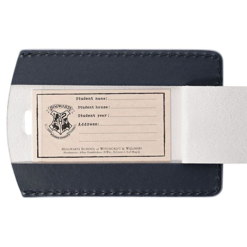 Set Ravenclaw Harry Potter con portapasaportes y etiqueta de equipaje negros - 4