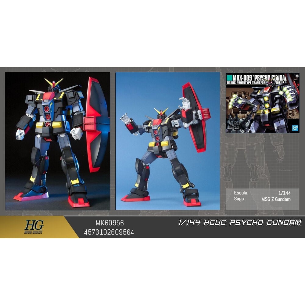 Maqueta HGUC 1/144 Psycho Gundam de Bandai Hobby