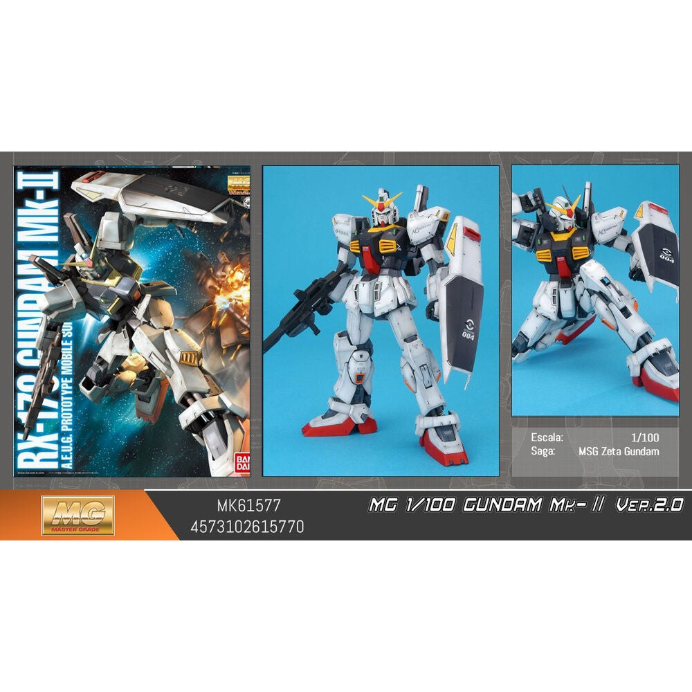 Maqueta Gundam Mk-II Master Grade 1/100 Ver. 2.0 de Bandai Hobby