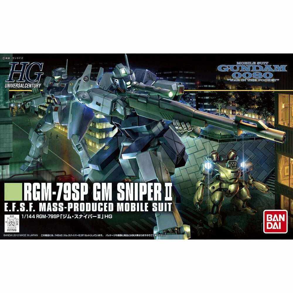 Maqueta HGUC 1/144 RGM-79SP GM Sniper II de Gundam con rifle y escudo - 4