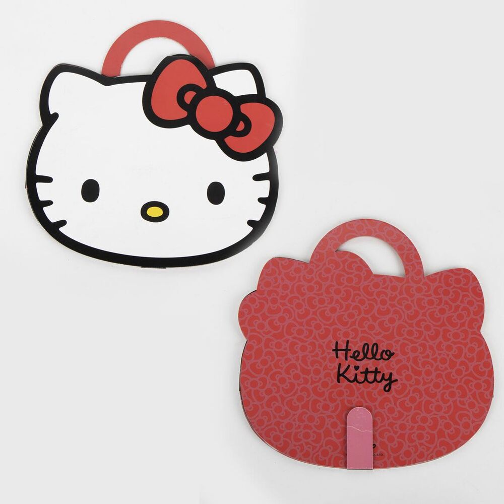 Set de actividades Hello Kitty con láminas para colorear, ceras y pegatinas - 6