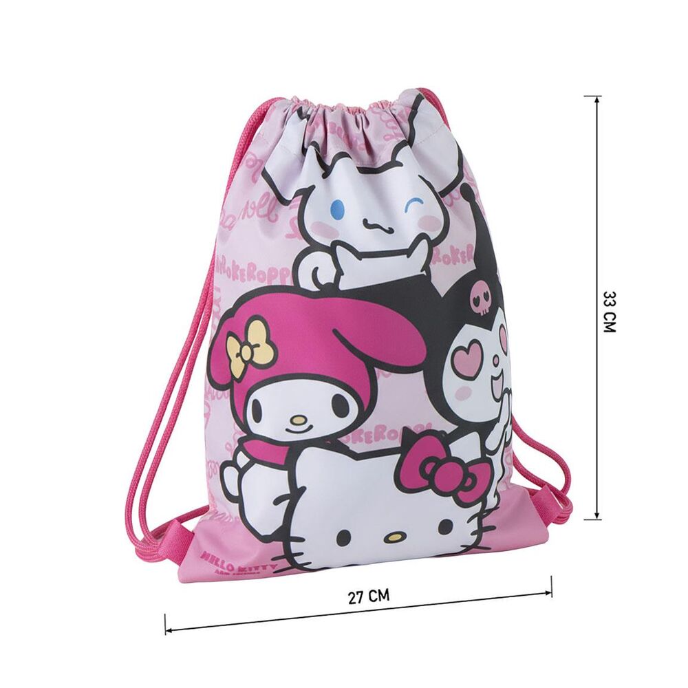Saco rosa Hello Kitty and Friends con personajes Sanrio - 6
