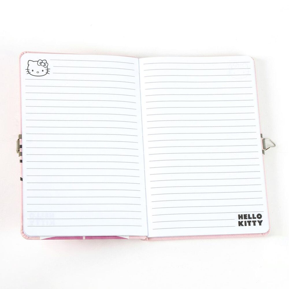 Diario rosa de Hello Kitty con bolígrafo a juego - 5