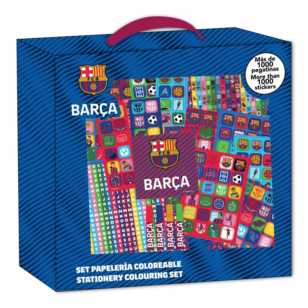 Set CERDÁ de más de 1000 pegatinas del F.C. Barcelona