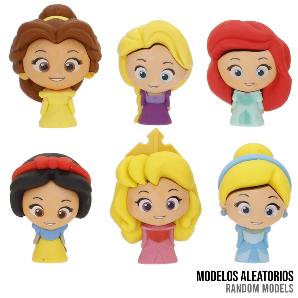 Cápsula puzzle 3D de goma de borrar Disney Princesas - 3