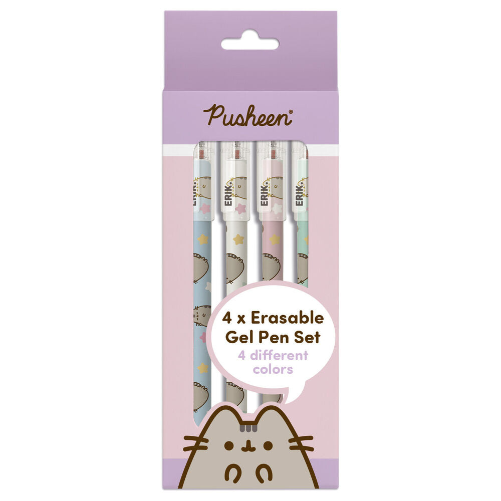 Bolígrafo borrable Pusheen ERIK en colores pastel surtidos - 2