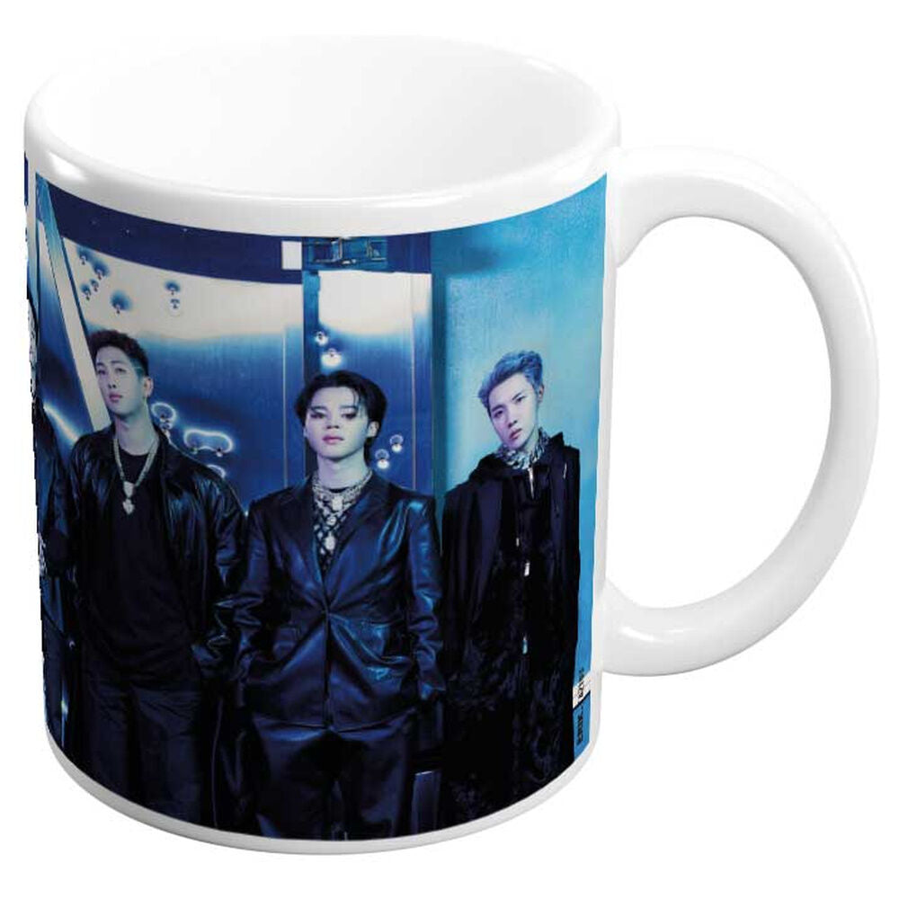 Taza de cerámica ERIK con diseño azul de BTS - 2