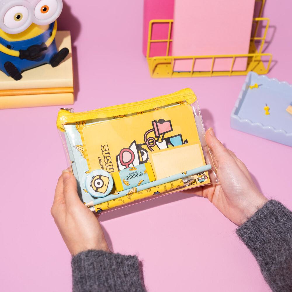Set de papelería ERIK Minions con cuaderno A6 y accesorios - 7